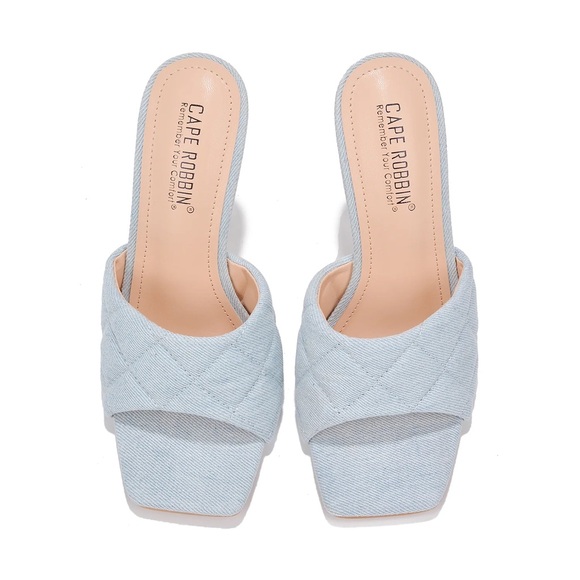 BRENTON HEELS LIGHT BLUE - Picture 3 of 6